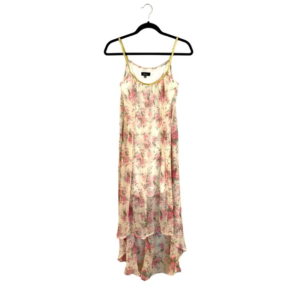 Flowery Sun Dress - Small - Floral/Gold - Picture 1 of 5